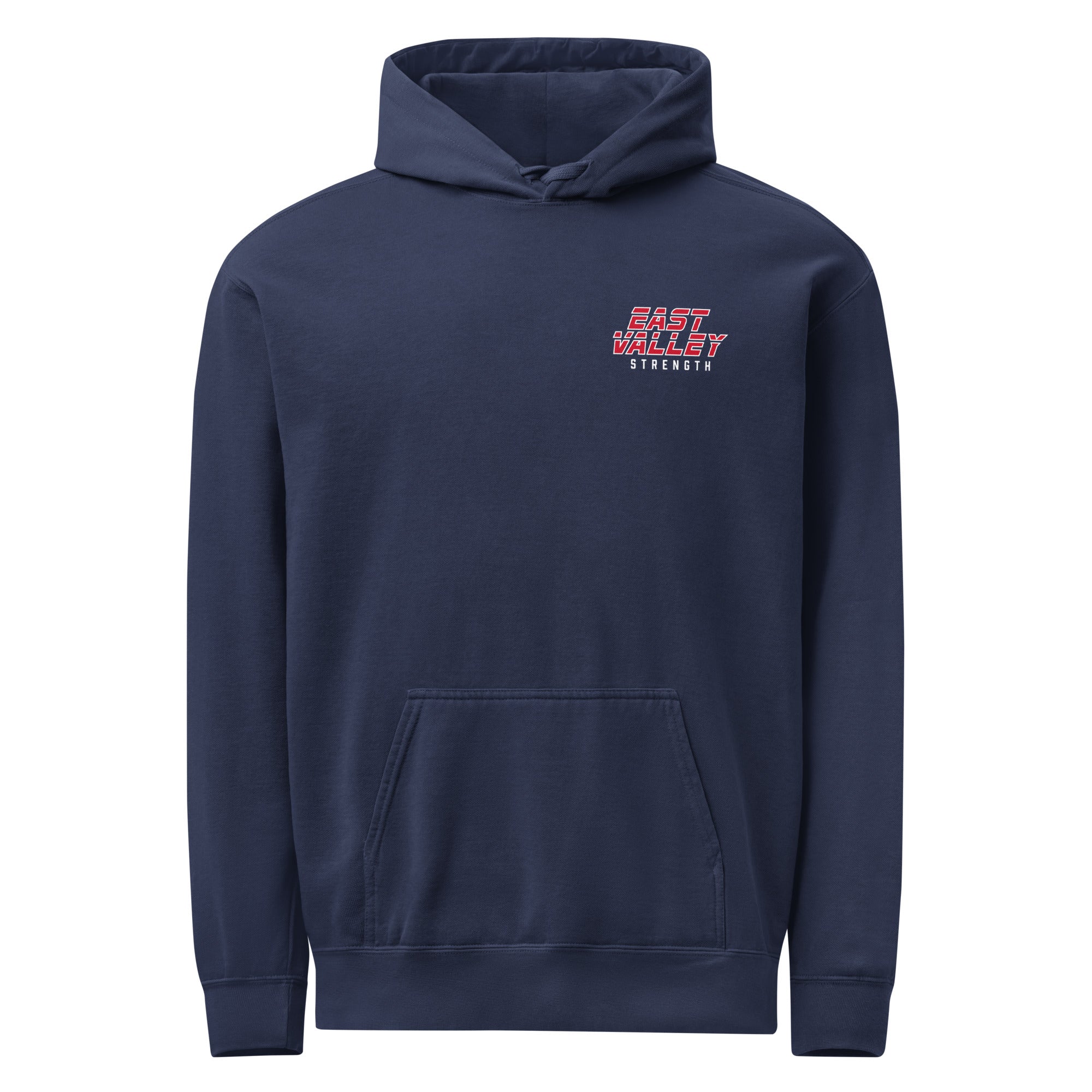 Unisex garment-dyed hoodie